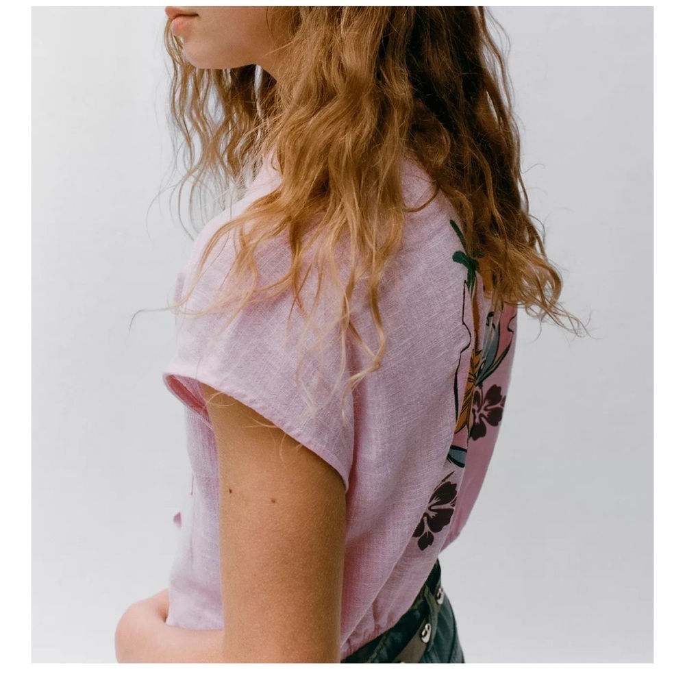 ZARA LILO & STITCH © DISNEY KNOTTED SHIRT - Picture 6 of 12